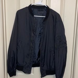 Uniqlo Men’s Black Bomber Jacket